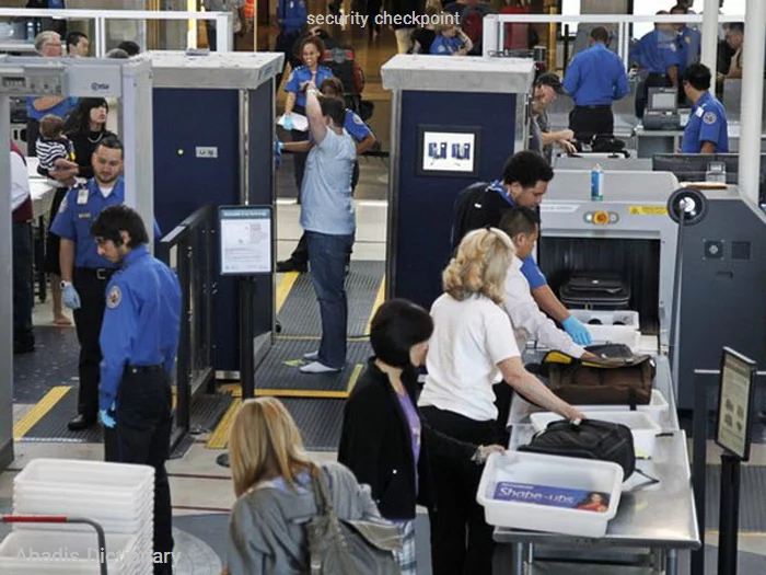 security checkpoint